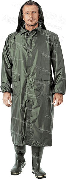 Плащ НЕЙЛОН, зеленый (ХXL (56-58)