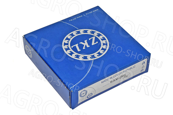 Подшипник 180306 / 6306-2RS (30х72х19) (ZKL) 