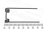 Зуб бороны В021750 BRANDT, DEGELMAN (d=14 мм) БСП-21 