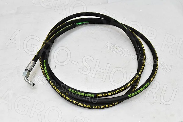 РВД L=3,1м (DKOL М14х1,5 гайка 17) (DKOL М14х1,5 гайка 17) 90* 1SС (Ювенк-Энерпред) 