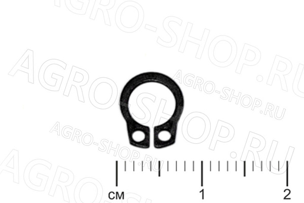 Кольцо стопорное В 5 (наружное) D=5 мм. ГОСТ 13942-86