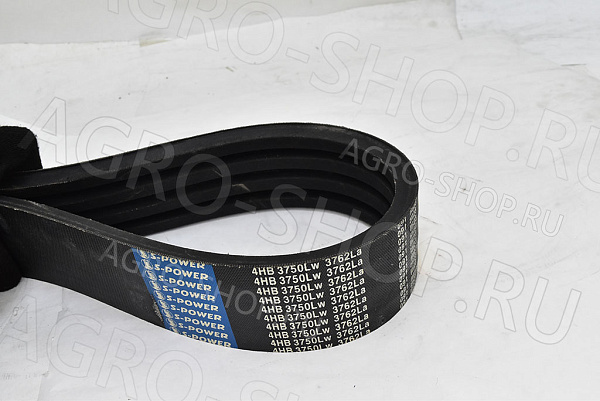 Ремень 4НВ-3762 La / 3750 Lw верхнего вала наклонной камеры Вектор, Акрос, Дон-1500Б (S-Power) 
