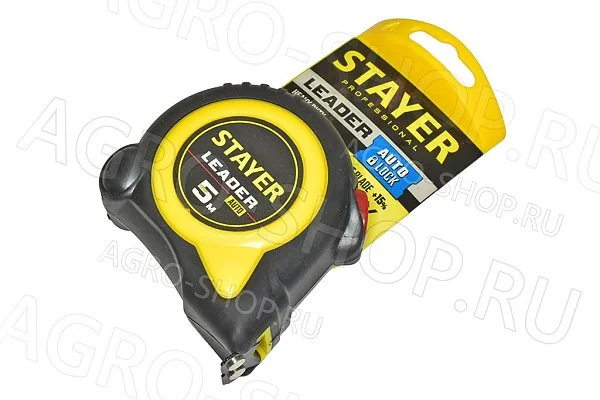 Рулетка  5м/19мм обрезиненная STAYER (3402-05-19_z02)