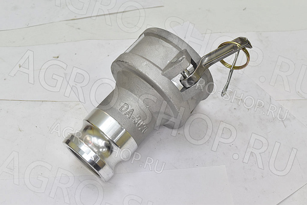 Соединение Тип DA-3020 D(мм)=75х50  алюминий (переходник), 75мм. "МАМА"/50мм. "ПАПА"