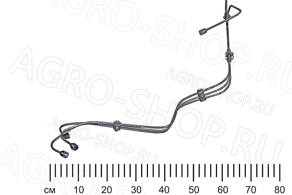 Топливопровод 60-15036.10 к 1, 2, 3-му цилиндрам (правый) Т-150 