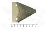 Сегмент Н.066.22 ножа ЖВЗ-10,7 (d=6мм под болт, 30 зубьев, ящик 1000шт) Нива, Енисей 