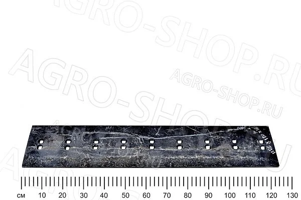 Нож грейдерный (1250х250х19) средний двухсторонний (18 отверстий, Ст 09Г2С)  