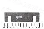 Пластина 71148214 прижима косы SP 115 / MF 9220 Challenger