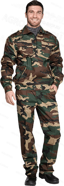 Костюм ВУЛКАН, КМФ зеленый (112-116, 170-176)