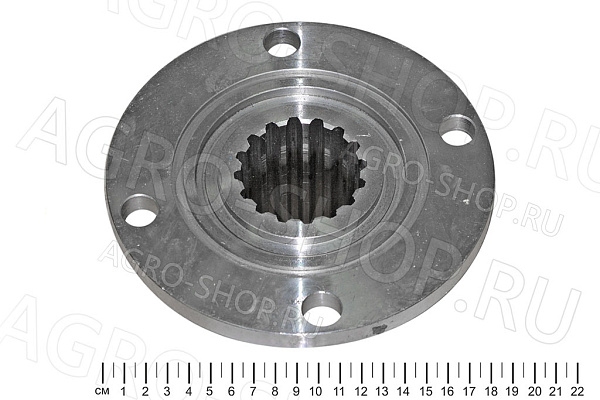 Фланец 700А.00.16.027 (2256010-1600027) нового образца 16 мелких шлицов К-700А, К-701 