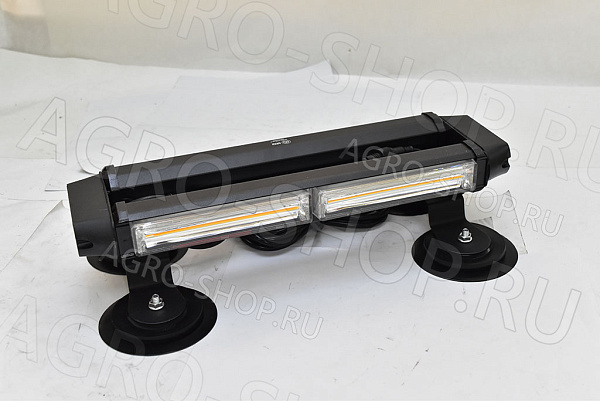 Маяк-стробоскоп АЕ30W-2COВ-4S-M (310мм) 4-х ст, 30Вт, 2+2+2 бл. СОВ диод. 12В/24В  АвтоЭлектрика