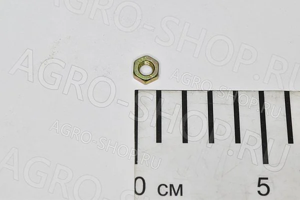 Гайка 6 шестигранная головка стандартный Шаг 1,0 ГОСТ 5915-70 ОЦ кл.пр. 8,0 Беларусь