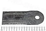 Нож РСМ-10Б.14.62.120 барабана (d=18 мм, t=5 мм, L=170 мм) с наплавкой Дон-1500Б, Вектор 