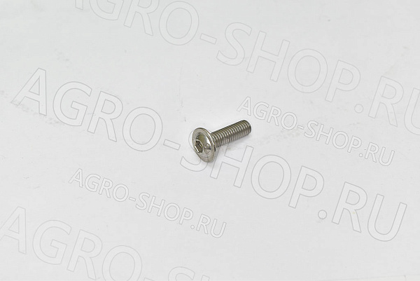 Винт 6х20 полукруглая головка с фланцем и внутренним шестигранником Шаг 1,0 ГОСТ 7380-2 кл.пр. 8,8 