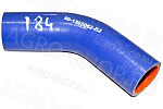 Патрубок 50-1303062-Б2 радиатора D(мм)=36 L(мм)=170 силикон (угол 135гр.) нижний МТЗ-80/82