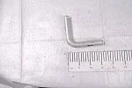 Трубка угол 90гр. D(мм)=25  алюминий L=150х150 мм.