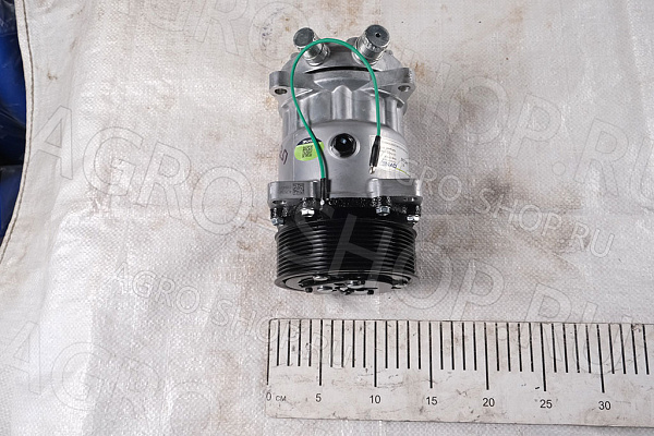 Компрессор  7H15, E PV10, 24V (шкив 10руч.) выходы вертикальные кондиционера  DYNE