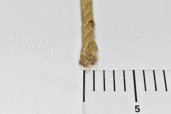 Веревка джутовая d=12мм (отрезок 20м) 
