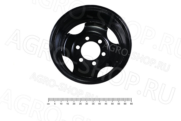 Диск колеса 3307-3101015-10 черный ГАЗ-53,3307,3309,ПАЗ-32053 ГАЗ