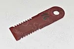 Нож 51513.10 соломоизмельчителя зубчатый (173х50х4мм., d=18,1мм.)  Шумахер
