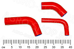 Патрубки 50-1303062-Б2 / 70-1303001 / 50-1306028 радиатора   силикон (3шт.) МТЗ-80/82