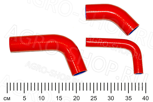 Патрубки 50-1303062-Б2 / 70-1303001 / 50-1306028 радиатора   силикон (3шт.) МТЗ-80/82