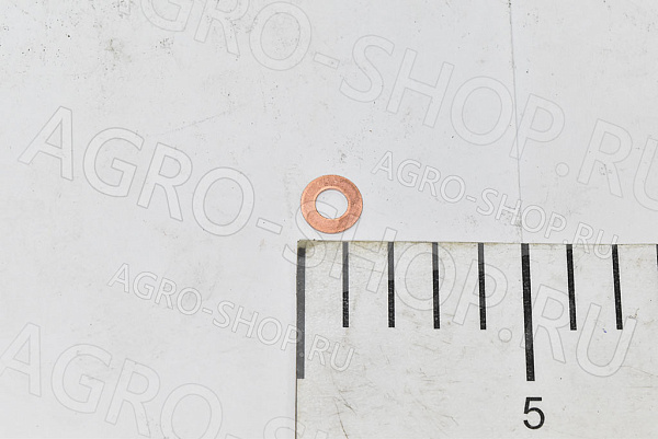 Шайба 7х14х1 (медь)  