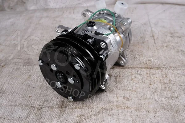 Компрессор  5H14, A2, 24V (3/4-7/8) кондиционера (шкив 2 руч.) Акрос, Вектор, Дон-680, КЗС DYNE