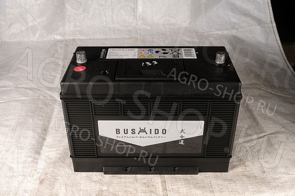 Аккумулятор 140 BUSHIDO SJ 1100А универсальная клемма конус (стандарт) (31A-1100) 