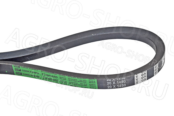 Ремень 19х12,5-1450 / 20х12,5-1 450 привода вентилятора А-01, А-41 (Stomil) 