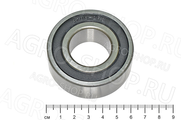 Подшипник 3206A-2RS1TN9 / 3056206 (30х62х23,8) (К) 