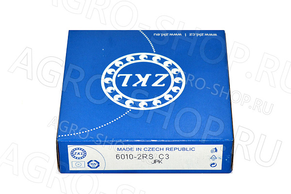 Подшипник 180110 / 6010-2RS (50х80х16) (ZKL) 
