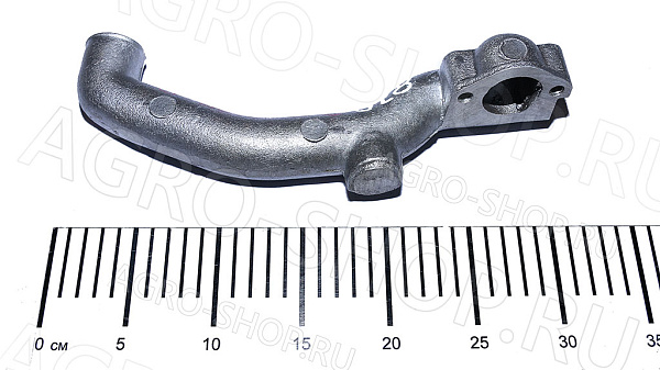 Патрубок 245-1307044-Д водяного насоса (алюминий) ЗИЛ-5301 (ММЗ)