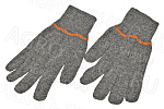 Перчатки АКТАШ п/ш двойные серые (1/50) Пер 055