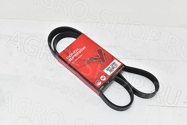 Ремень 6РК-1250 поликлиновой (DONGIL) 