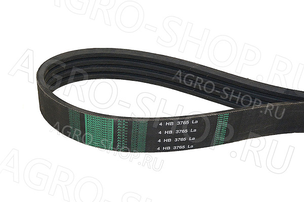 Ремень 4НВ-3765 (6201251) верхнего вала наклонной камеры Вектор, Акрос, Дон-1500Б (TOYOPOWER) 
