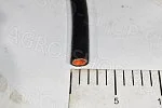 Рукав D(мм)=14  силикон (2 слоя, стенка 5мм, Pmax-1МПа, бухта 25м) ЧЁРНЫЙ/оранжевый 