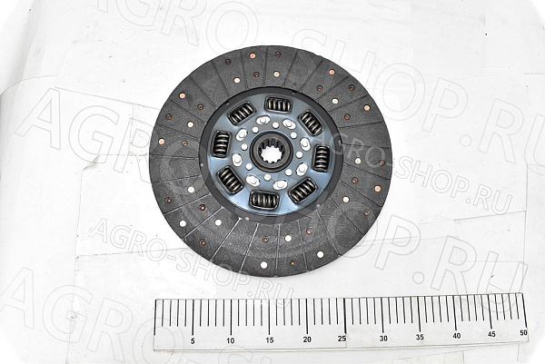 Диск сцепления 85-1601130-DS ведомый открытая пружина, безасбестовая накладка МТЗ-80/82/952/1221 (Master Part)