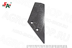 Нож АПК (квадратное отв.) сталь 65Г, 10 мм, термообр, упроч. левый FeatAgro