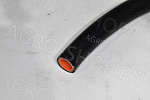 Рукав D(мм)=16  силикон (2 слоя, стенка 5мм, Pmax-1МПа, бухта 20м) ЧЁРНЫЙ/оранжевый 