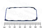 Прокладка поддона 50-1401063/59/65 цельная (металл+силикон, синяя) МТЗ  