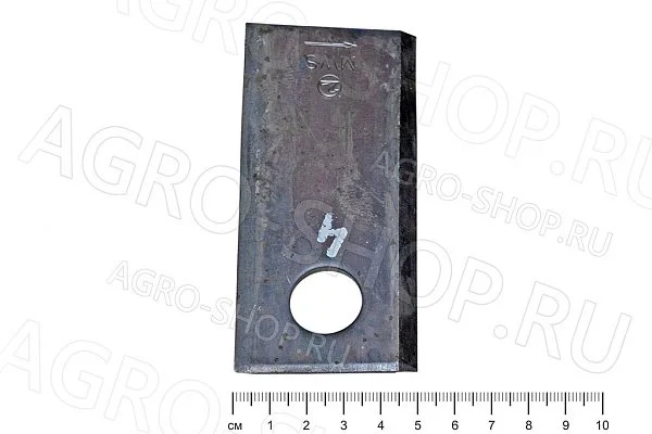 Нож 950008903 правый 102х48х4 D-19 мм. (Оригинал) ROTO 215-255 SIP