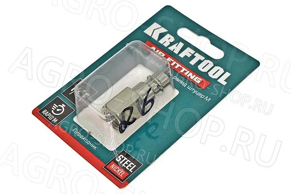 Соединение разъёмное рапид (папа) 1/4"F внутр. резьба KRAFTOOL (06591-1/4)