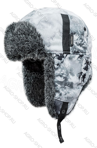 Шапка ушанка с меховой опушкой /алова/ снегири (61-62) 