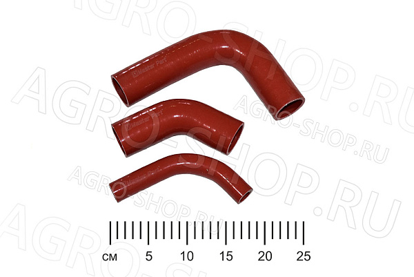 Комплект  патрубки радиатора (верх., нижний, термостата) силикон МТЗ-80/82 (Master Part)