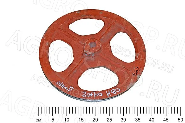 Шкив ОВИ 04.102 / Н 209017А (D=410, d=25, 1 руч.) отгруз. транспортера ОВС-25 