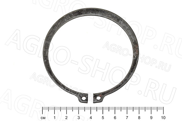 Кольцо стопорное В 75 (наружное) D=75 мм. ГОСТ 13942-86