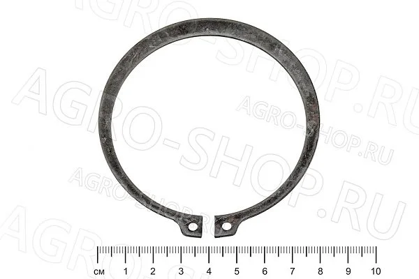 Кольцо стопорное В 75 (наружное) D=75 мм. ГОСТ 13942-86