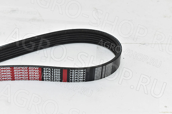 Ремень 6РК-1250 поликлиновой (DONGIL) 