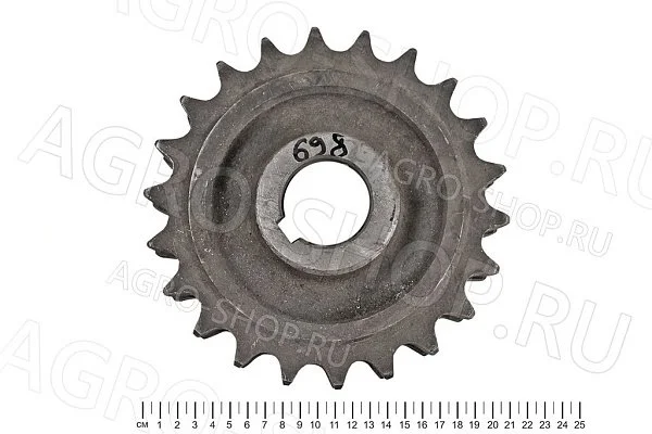 Блок звездочек  (z=22/22, t=25.4, d=45мм)  